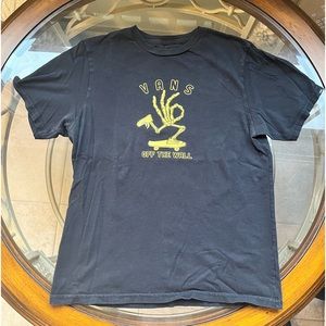 🌞VANS🌞- Black Graphic Tee with Yellow Design- Size lg